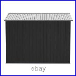 Pent Tool House 8.5x4ft 8.5x6ft Acrylic Window Garden Storage Shed Organizer Box