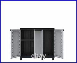 Plastic Garden Storage Cupboard. Outdoor/Shed/Garage. Indoor Cabinet. TD102B