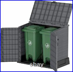 Plastic Garden Storage Shed 850L Outdoor Lockable Large Bin