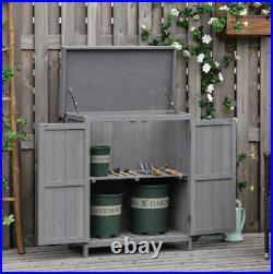 Shed Garden Storage Outdoor Keter Grey Box Lockable Tool Bin Large High Quality