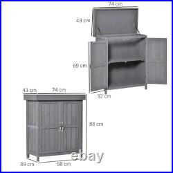 Shed Garden Storage Outdoor Keter Grey Box Lockable Tool Bin Large High Quality