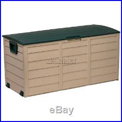 Starplast Outdoor Garden Plastic Storage Utility Chest Cushion Shed Box With Lid 