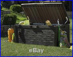 Toomax Florida 550L Outdoor Garden Storage Box Sit On Bench 148 x 72 x 60 cm