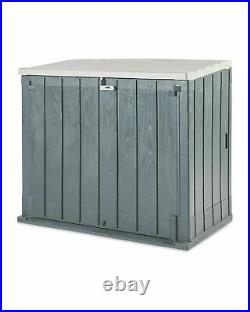 Toomax Garden Storage Box Shed Bin Store 1270L 2 Door Front Access Trusted UK