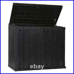 Toomax Storaway 1270L Garden Storage Box Anthracite- ASSEMBLED D125