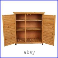 Wooden Storage Cabinet Box Outdoor Tool storeage