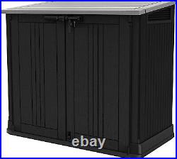 XL Garden Lockable Storage Box Keter Store It Out MAX Shed Outside Bike Bin Tool