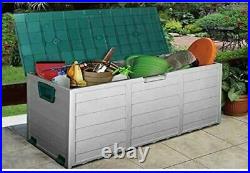 XL Large Storage Shed Garden Outside Box Bin Tool Store Lockable Keter New