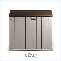 XL Outdoor Garden Waterproof Storage Box Container Chest Plastic Mini Shed Unit
