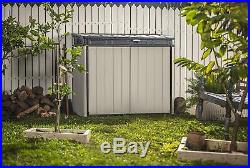 XL Outside Storage Plastic Garden Shed Wheelie Bin Garden Tool Store It Out Max