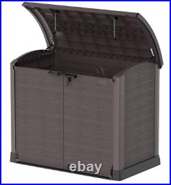 XL Store It Out Max Storage Garden Plastic Shed Grey Box Lockable Waterproof